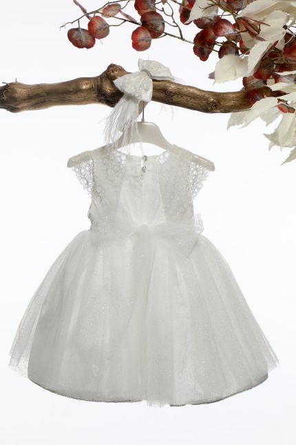 Βαπτιστικό Φορεματάκι για Κορίτσι Ιβουάρ Κ4593Φ, Mi Chiamo