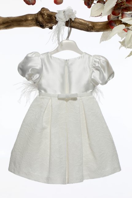 Βαπτιστικό Φορεματάκι για Κορίτσι Ιβουάρ Κ4596-Ι, Mi Chiamo