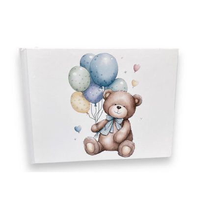 Βιβλίο Ευχών Αρκουδάκι με Μπαλόνια | ΒΕΑ155