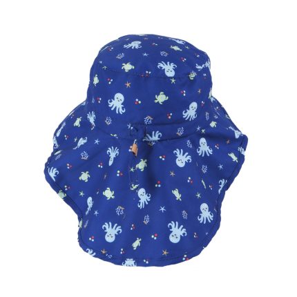 Flapjack Cape Sunhat UPF50 – Octopus Μπλε - FlapJackKids