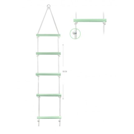 Mochtoys Κρεμαστή Σκάλα Αναρρίχησης με Σχοινιά 180cm 12613 String Ladder 5907442126136