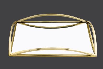 Δίσκος Γάμου Μεταλλικός με Καθρέπτη Χρυσό A243380- La Vista