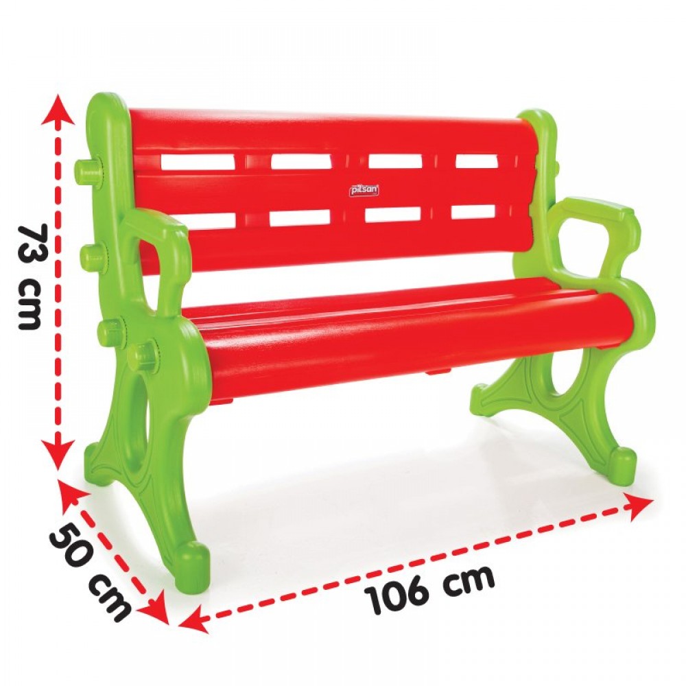 Παιδικό Παγκάκι Κόκκινο 06143 Child Bench 8693461061431 3+ - Pilsan Παιδικό Παγκάκι Κόκκινο 06143 Child Bench 8693461061431 3+ - Pilsan