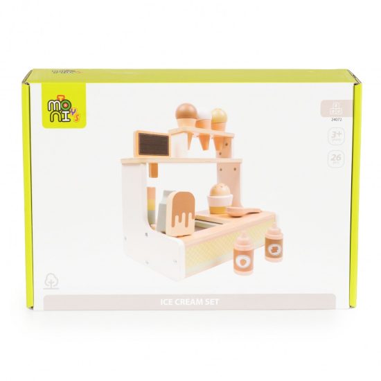 Moni Toys Ξύλινο Σετ Παγωτού 24072 3801005600717