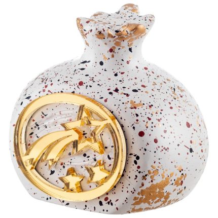 Διακοσμητικό Κεραμικό Ρόδι & Πλέξι Αστέρι 7εκ | Κ827