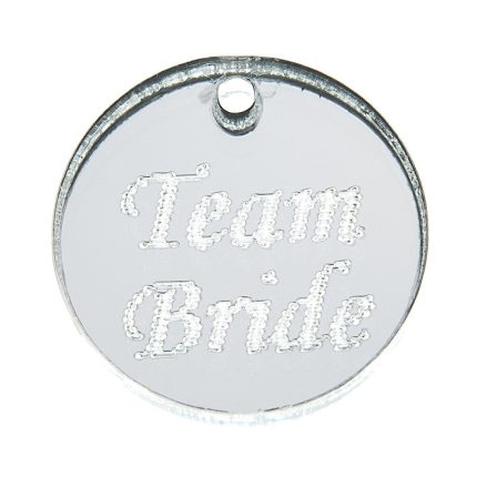 Πλέξι Στοιχείο Team Bride Χρυσό 25τμχ (2cm) Κ574