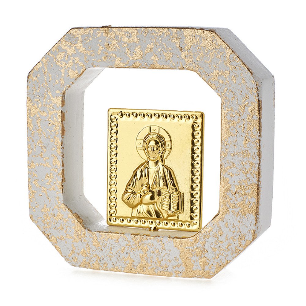 Κεραμικό με Εικόνα Χρυσή Χριστός (10x10x2cm) Κ427Β Κεραμικό με Εικόνα Χρυσή Χριστός (10x10x2cm) Κ427Β
