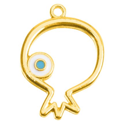 Μεταλλικό Ρόδι με Μάτι 25τμχ (2,4x3εκ) | Ε37 Nuova Vita