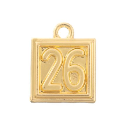 Μεταλλική Ημερομηνία "2026" Ταμπελάκι 50τμχ (1,2x1,2εκ) Ε42