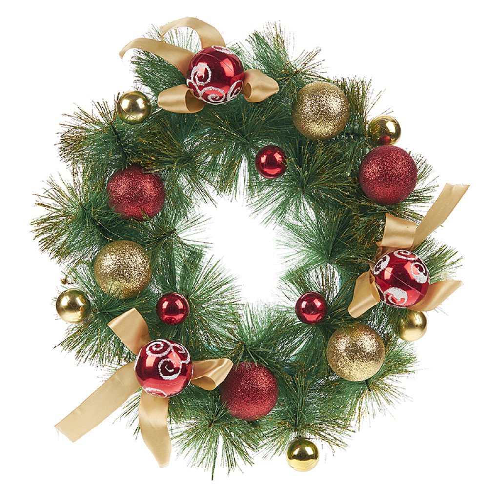 Στεφάνι 35εκ με Μπάλες ΡΤ142 Στεφάνι 35εκ με Μπάλες ΡΤ142