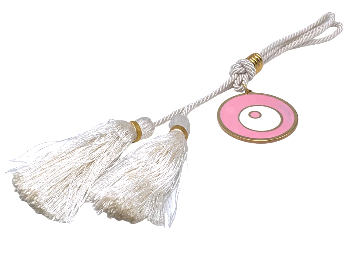 Ροζ Μάτι με Μεταλλικό Στοιχείο και Λευκό - Ροζ Σμάλτο | GM4228 Georgiou Ροζ Μάτι με Μεταλλικό Στοιχείο και Λευκό - Ροζ Σμάλτο | GM4228 Georgiou