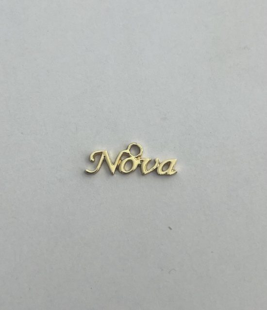 Χρυσό Μεταλλικό Νονά 1τμχ (2,5cm × 2cm)