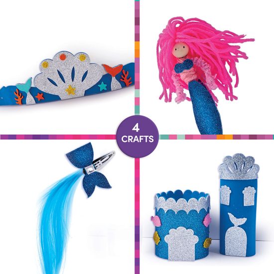 AS Craft Γοργόνα Παιχνίδι Με 4 Χειροτεχνίες DIY 3+ - As Company
