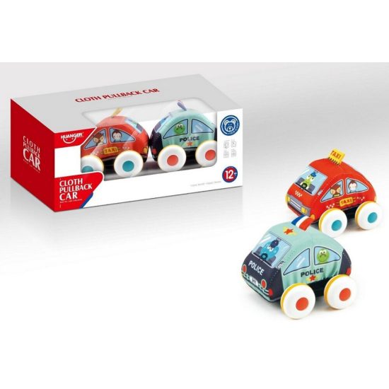 Υφασμάτινα Αυτοκινητάκια 2τμχ HE0239 12m+ - Martin Toys