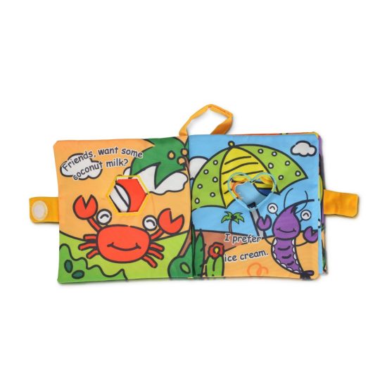 Βρεφικό Βιβλίο Montessori Book with Toy Crab 2103071 6925783808435 0m+ - Jolly Baby
