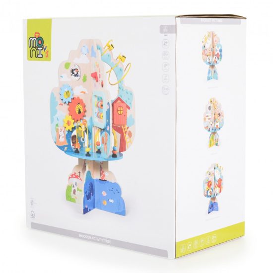 Ξύλινο Δέντρο Δραστηριοτήτων Activity Tree 3801005600755 24m+ - Moni Toys