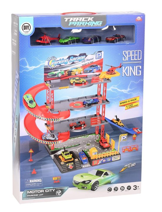 Πάρκινγκ Γκαράζ Τριώροφο με Οχήματα 981-16 3+ - Martin Toys