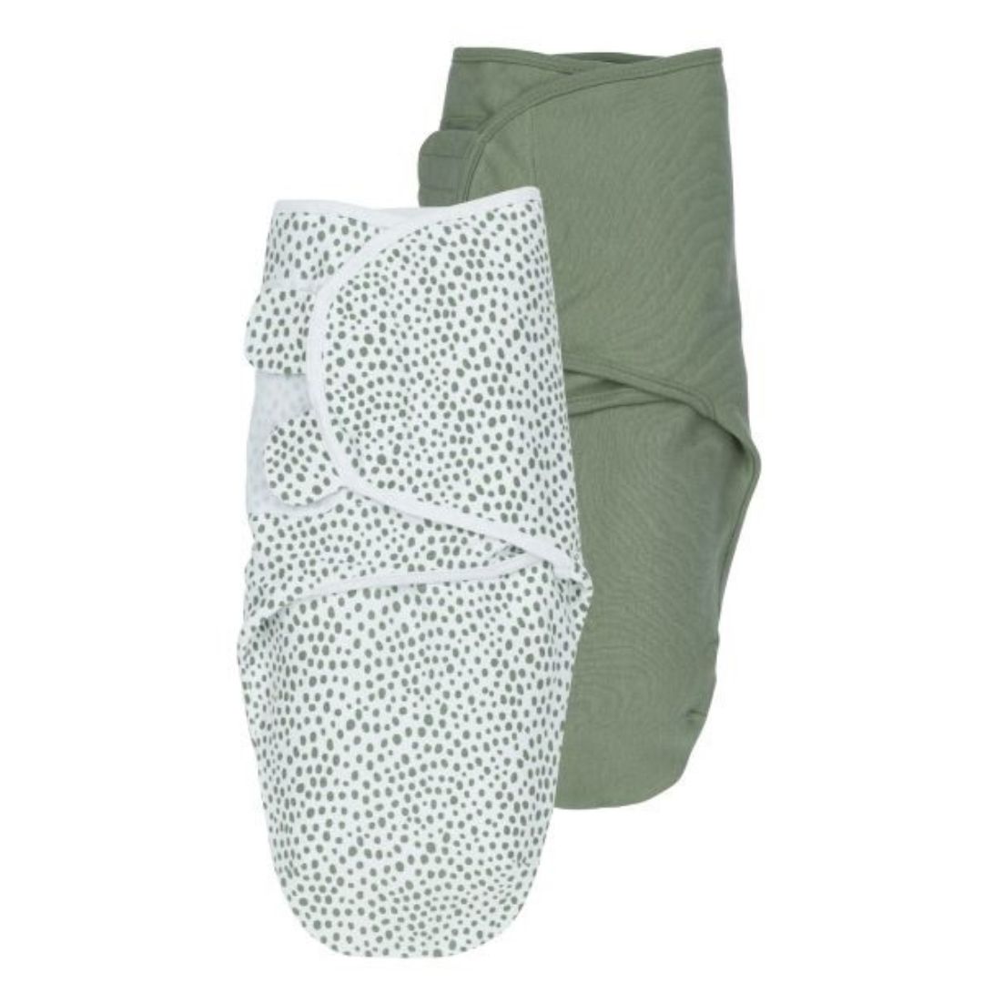 Meyco Swaddle Cheetah Forest Green 2τμχ 0-3 μηνών Meyco Swaddle Cheetah Forest Green 2τμχ 0-3 μηνών