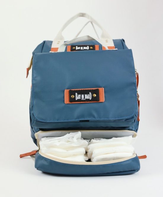 Τσάντα Αλλαξιέρα BoB Paris Backpack Camille Ocean - Baby on Board Paris