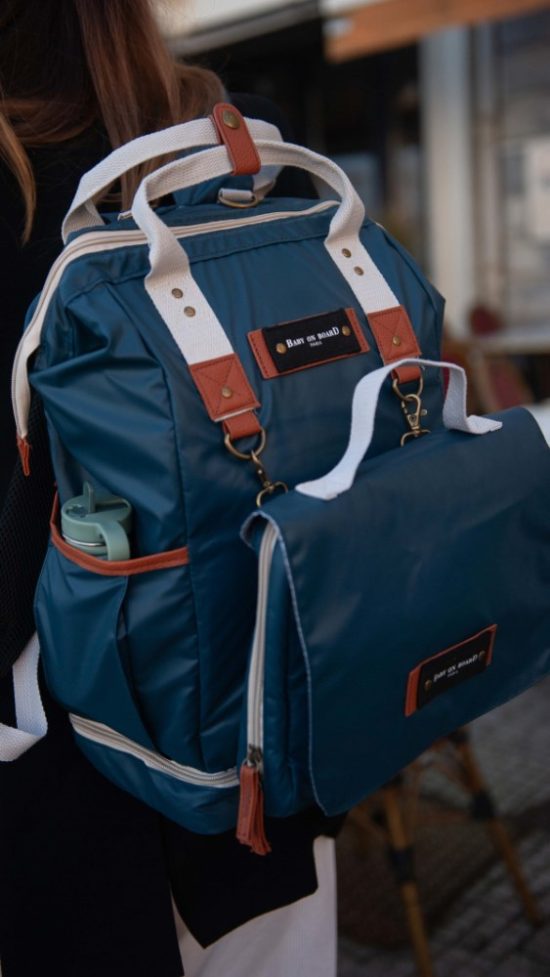 Τσάντα Αλλαξιέρα BoB Paris Backpack Camille Ocean - Baby on Board Paris