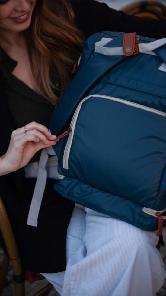 Τσάντα Αλλαξιέρα BoB Paris Backpack Camille Ocean - Baby on Board Paris