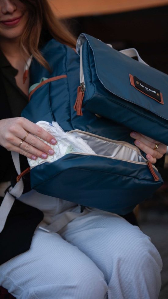 Τσάντα Αλλαξιέρα BoB Paris Backpack Camille Ocean - Baby on Board Paris