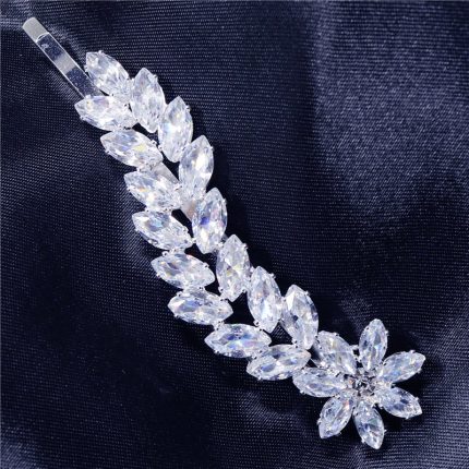 Νυφικό Κόσμημα Μαλλίων με Πέτρες Ζιργκόν Oval cut Hairpin | BA04 Hair Duty