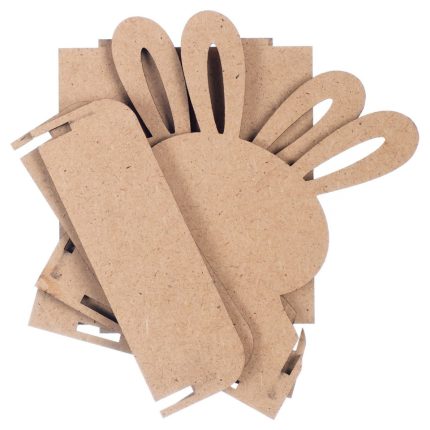 Ξύλινο Πασχαλινό Καλάθι Μεγάλο (18x16x14cm) ΝΒ535