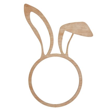 Ξύλινο Αυτιά Λαγού (16,5x25cm) ΝΒ361