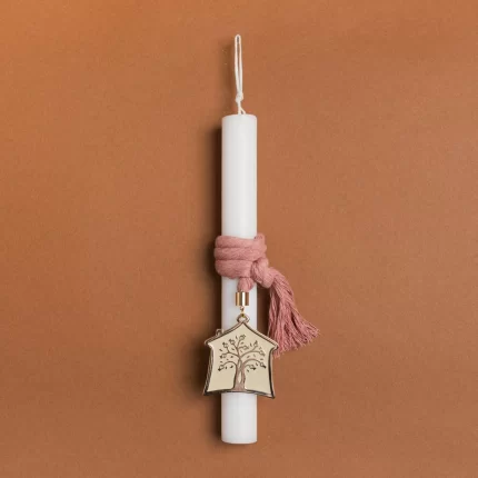 Πασχαλινή Λαμπάδα 33cm με Σπιτάκι | 921259 Ntampoudis