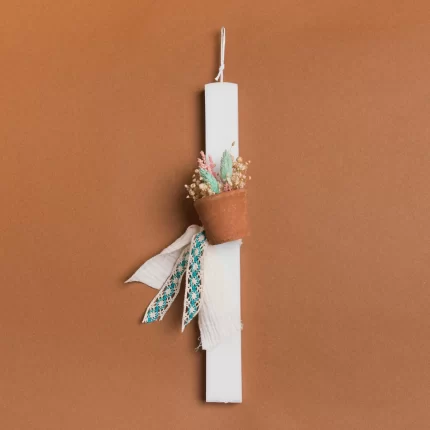 Πασχαλινή Λαμπάδα 33cm με Κασπώ | 921292 Ntampoudis