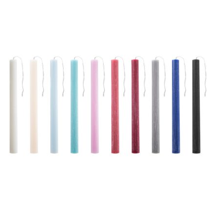 Αρωματικό Πασχαλινό Κερί Στρόγγυλο Σαγρέ Εκρού 30cm ΥΣ5076