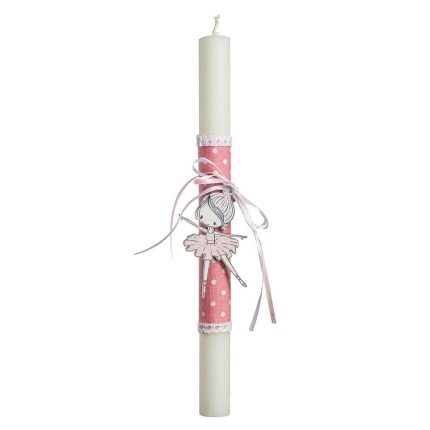 Αρωματική Λαμπάδα Μπαλαρίνα 30cm ΛΠ099