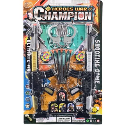 Καρτέλα Swat 57cm με 2 Καραμπίνες-Βελάκια & Αξεσουάρ 1906-5 3+ - Martin Toy