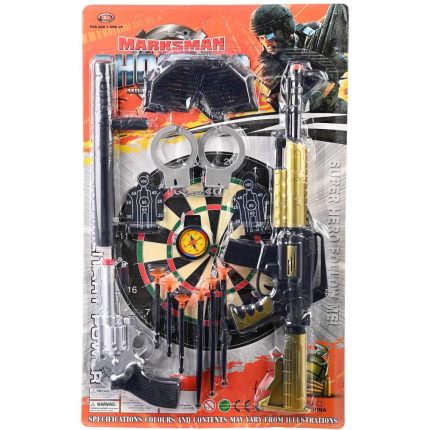 Καρτέλα Swat με 2 Καραμπίνες-Βελάκια-Στόχο και Αξεσουάρ 6089-6 3+ - Martin Toy