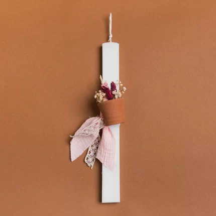 Πασχαλινή Λαμπάδα 33cm με Κασπώ | 921294 Ntampoudis