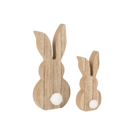 Λαγοί Ξύλινοι (9 & 13cm) | 796002 Ntampoudis