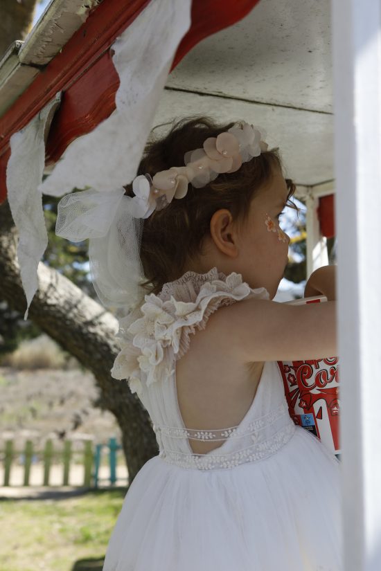 Βαπτιστικό Φορεματάκι για κορίτσι Εκρού Pelagia 1629, Bambolino