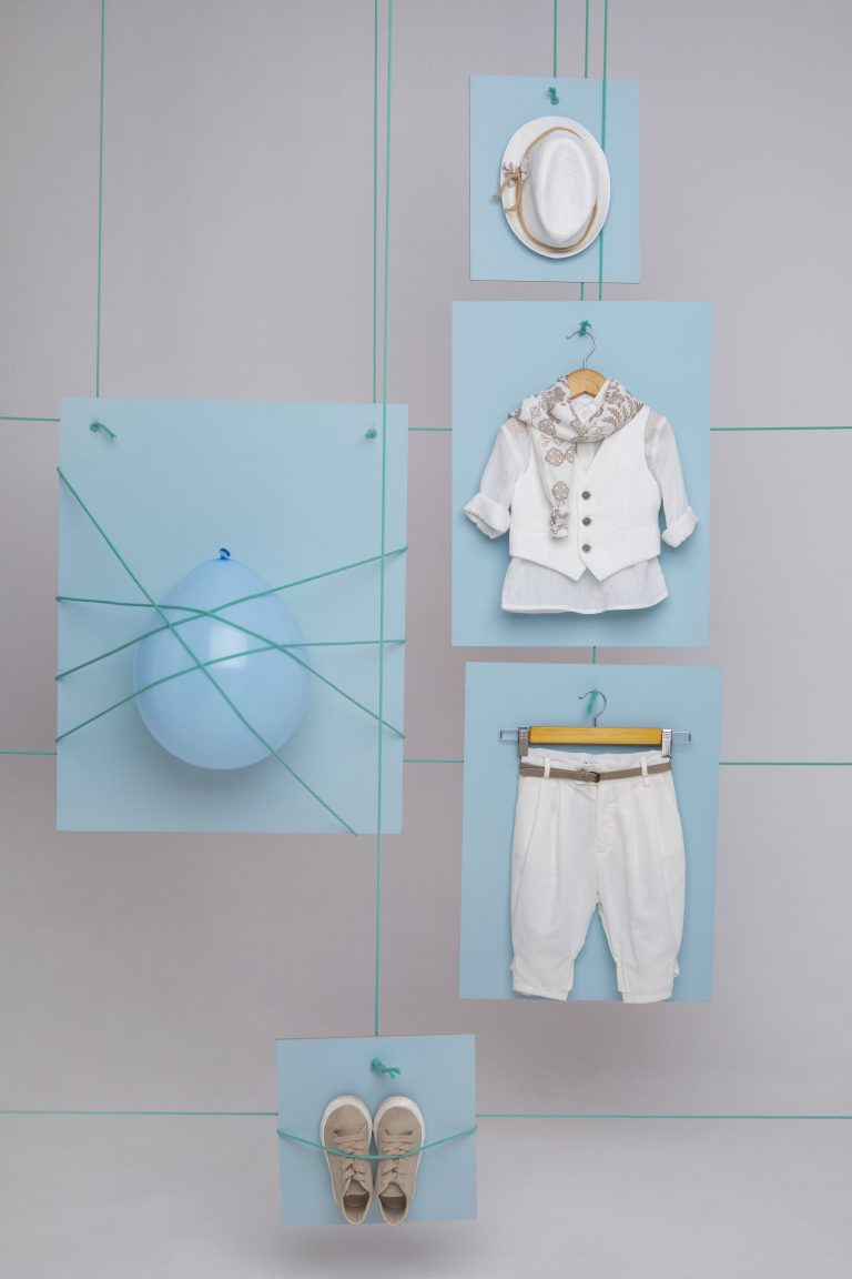 Βαπτιστικό Κοστουμάκι για Αγόρι Ntemis Εκρού 1747, Bambolino