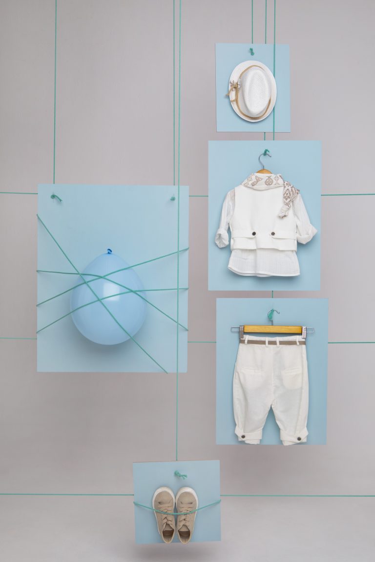 Βαπτιστικό Κοστουμάκι για Αγόρι Ntemis Εκρού 1747, Bambolino