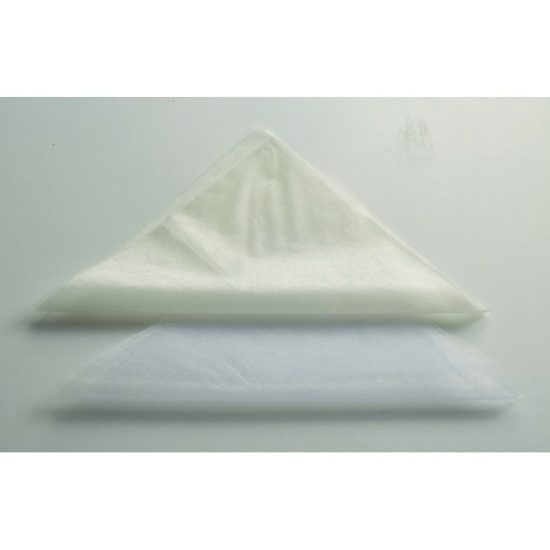 Βέλο Κοπή σε Εκρού και Λευκό (36cm x 36cm) 50τμχ