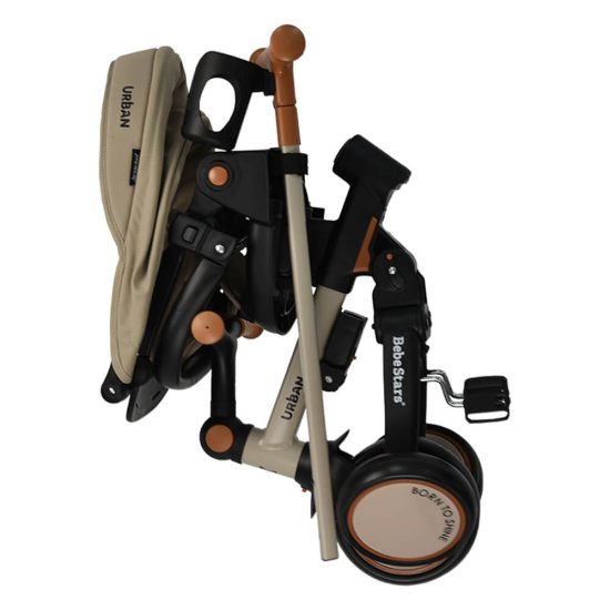 Ποδηλατάκι Τρίκυκλο Urban 7in1 Natural Beige 822-182 12m+, Bebe Stars