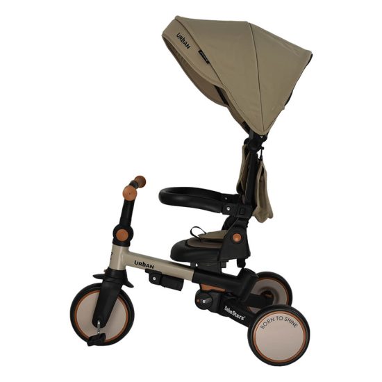 Ποδηλατάκι Τρίκυκλο Urban 7in1 Natural Beige 822-182 12m+, Bebe Stars