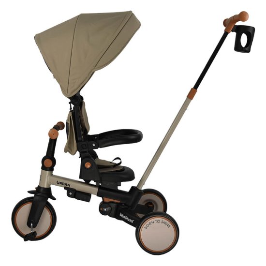 Ποδηλατάκι Τρίκυκλο Urban 7in1 Natural Beige 822-182 12m+, Bebe Stars