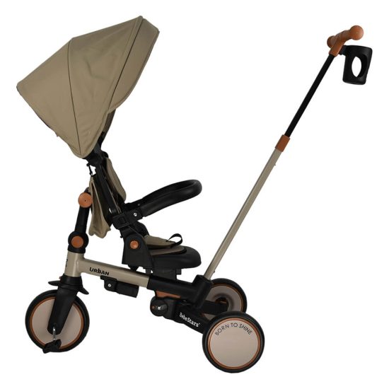 Ποδηλατάκι Τρίκυκλο Urban 7in1 Natural Beige 822-182 12m+, Bebe Stars