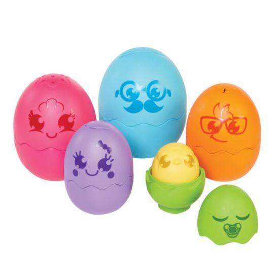 Tomy Toomies Βρεφικό Παιχνίδι Αυγουλάκια Στη Φωλιά 6-36m+, As Company