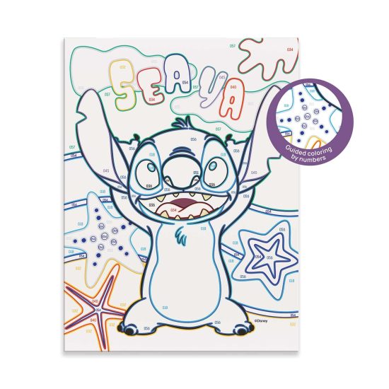 HappiHobbi Paint & Frame Paint by Numbers Disney Stitch  6+ - As Company