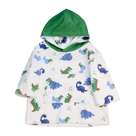 Παιδικό Πόντσο Θαλάσσης Swim Coverup UPF50+ Devin the Dino & Friends (0-12m) - Zoocchini