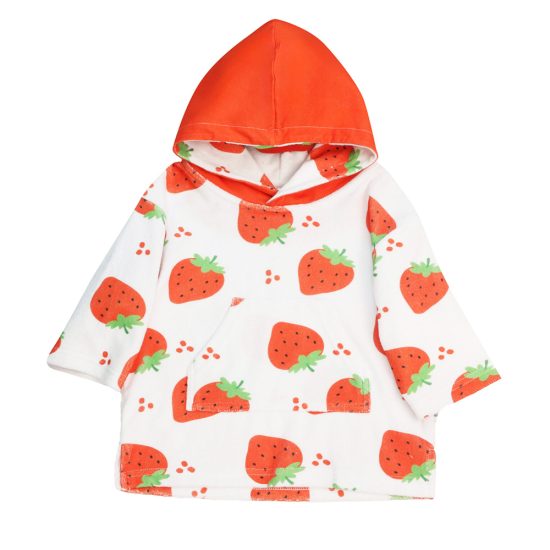 Παιδικό Πόντσο Θαλάσσης Swim Coverup UPF50+ Strawberry (12-24m) - Zoocchini