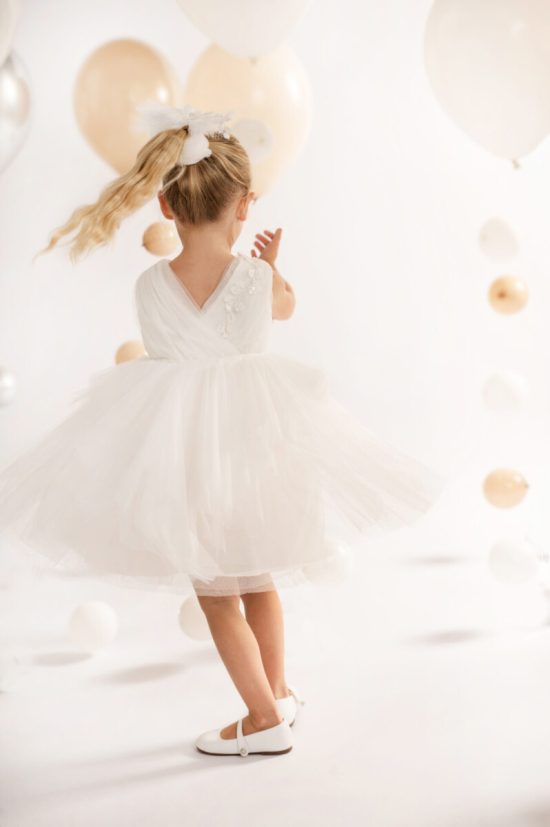 Βαπτιστικό Φορεματάκι για Κορίτσι Off White 125.102.7280, Baby Bloom